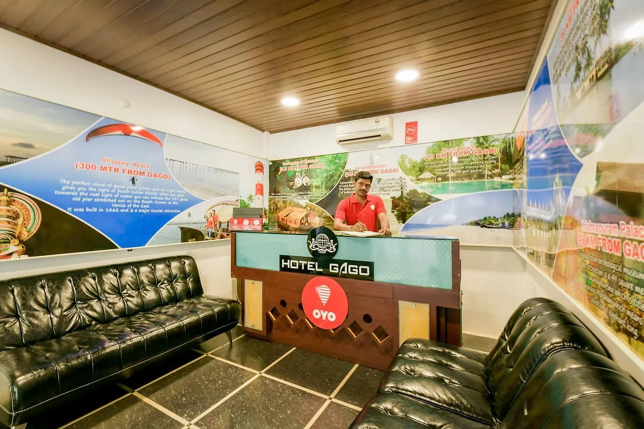 Oyo 14226 Hotel Gago Inn Alappuzha 3*,  인도